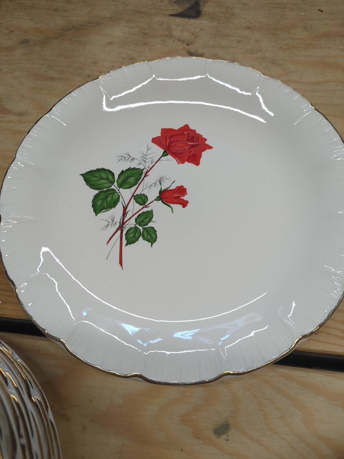 Service of 36 pieces Digoin Sevigne