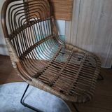 Rattan armchair