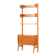 Scandinavian mid century teak free standing wall unit, 1960s
