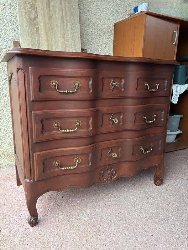 Commode artisanale merisier