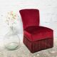 Velvet toad armchair