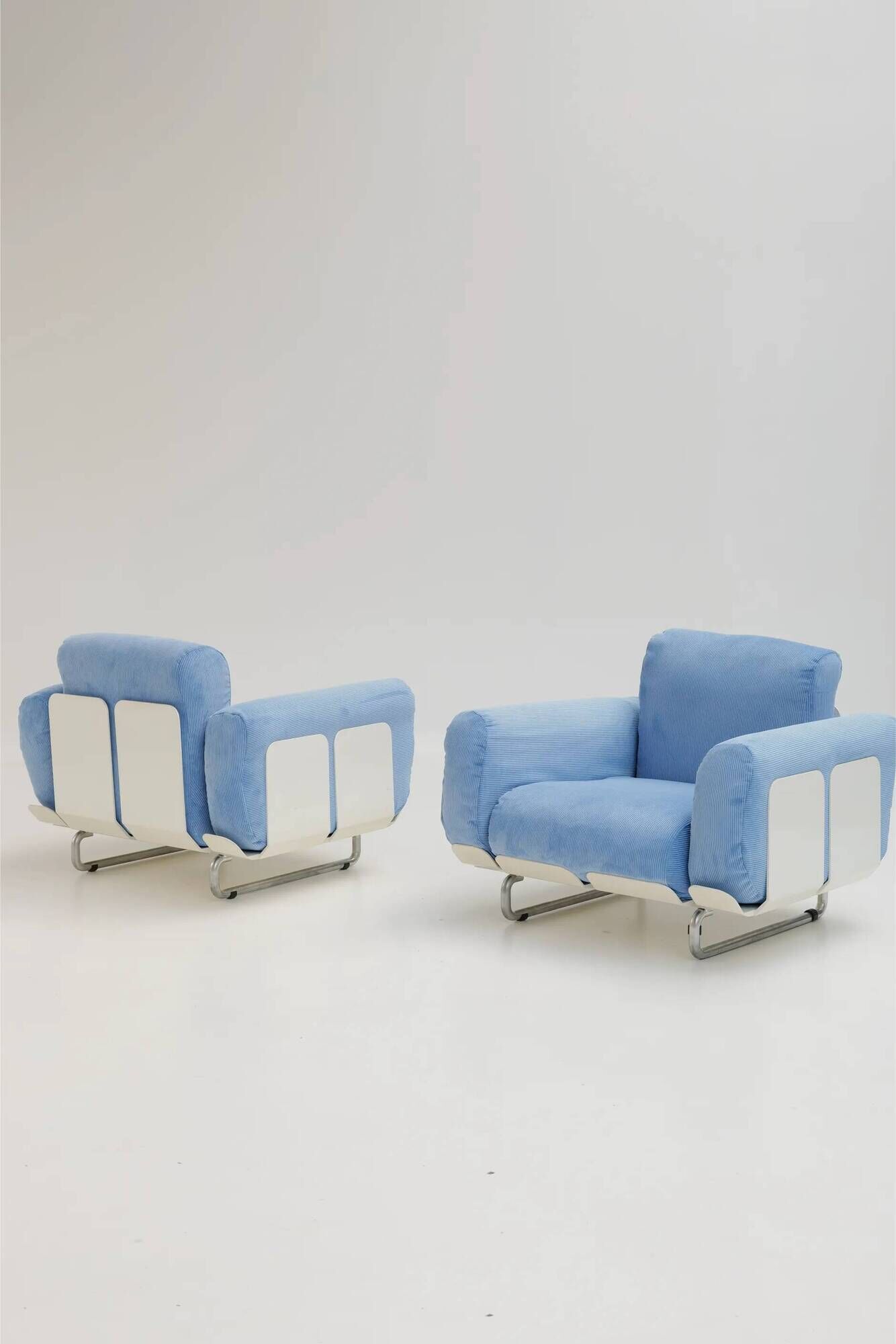 Pair of Senzafine armchairs by Eleonore Peduzzi Riva for Zanotta