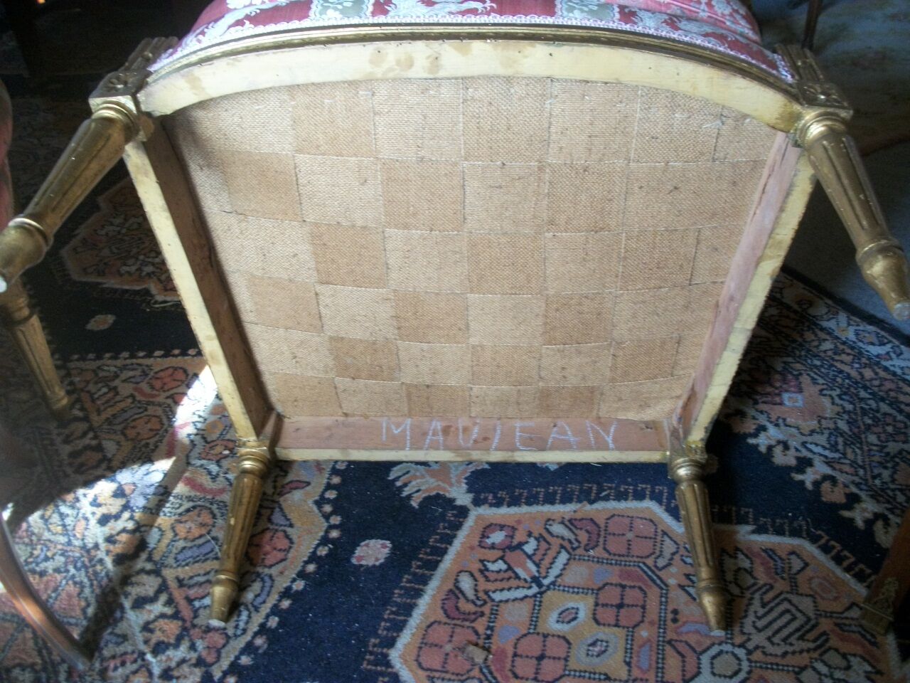 Pair of shepherdess armchairs