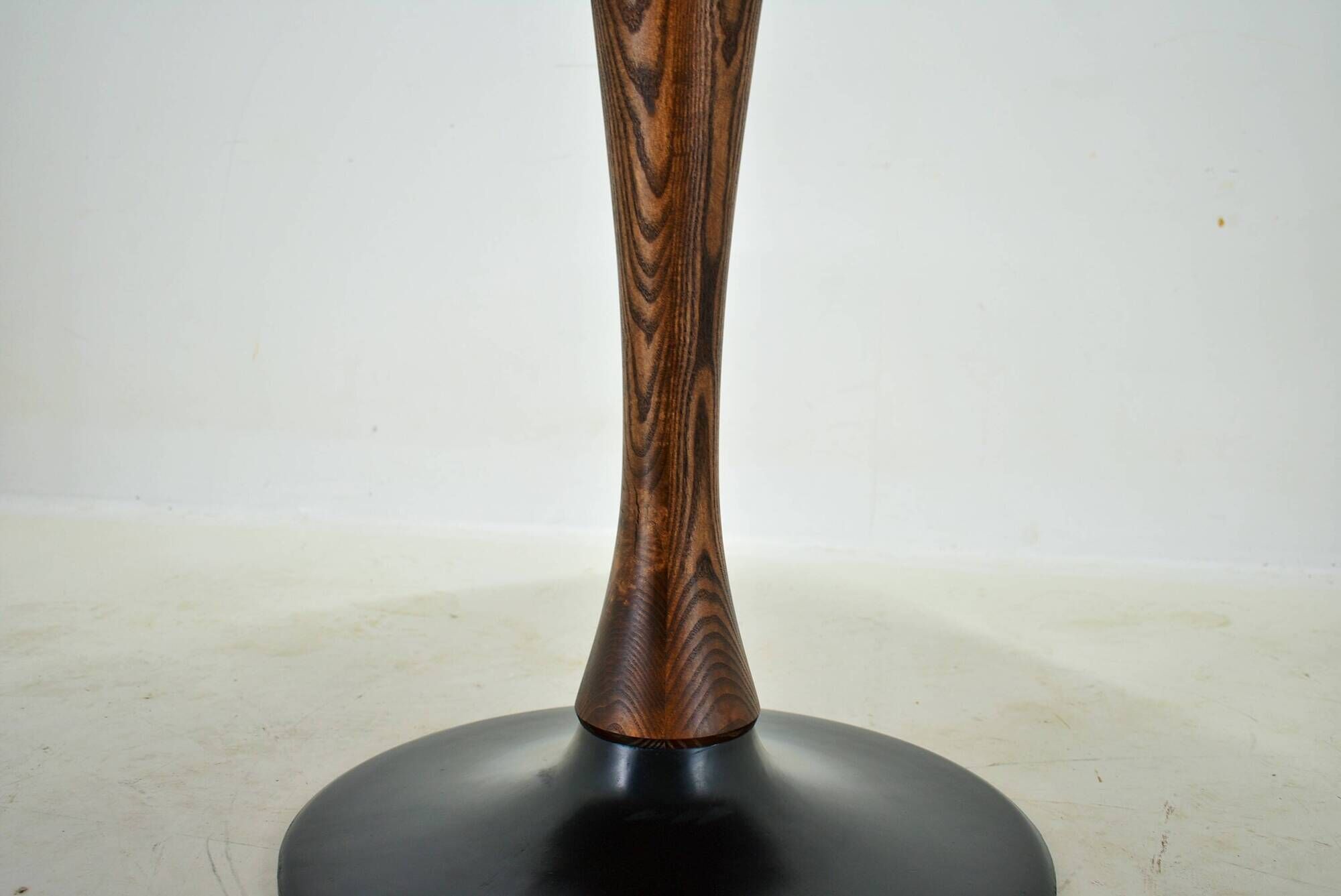 1969s Beech Round Dining Table, Czechoslovakia