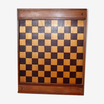 Wood checkered games Parcheesi game of checkers