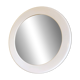 Miroir rond vintage par Syla en plastique blanc - années 70