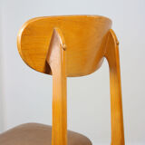 Vintage Italian Leatherette Dining Chairs, set of 3