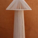 Lampadaire chapeau blanc cassé en coton