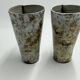 Ceramic mugs by alexandre kostanda (1921-2007)