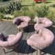 Quatre fauteuils art déco