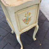 Pair of hand-painted Venetian bedside tables – baroque style