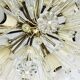 Lustre autrichien du milieu du siècle Emil Stejnar Lampe Spoutnik Pissenlit Rupert Nikoll Années 1950