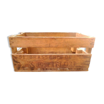 Caisse en bois brasserie de Kerinou
