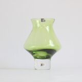 Vase vert de l'ère spatiale par Bo Borgstrom pour Aseda Suède 1960