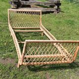 Rattan bed