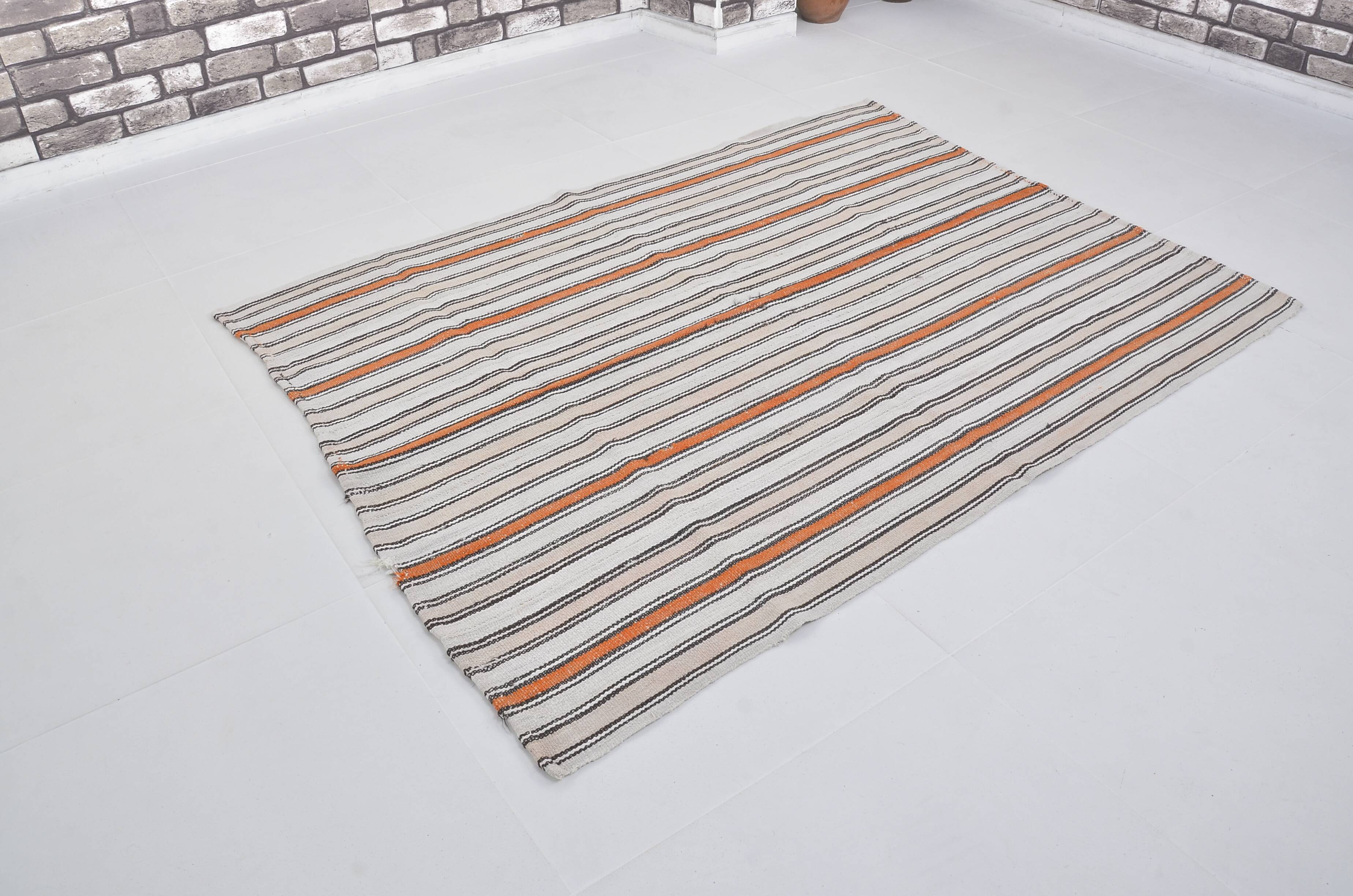 Colorful Vintage Striped Kilim Hmep Rug SKU 3666