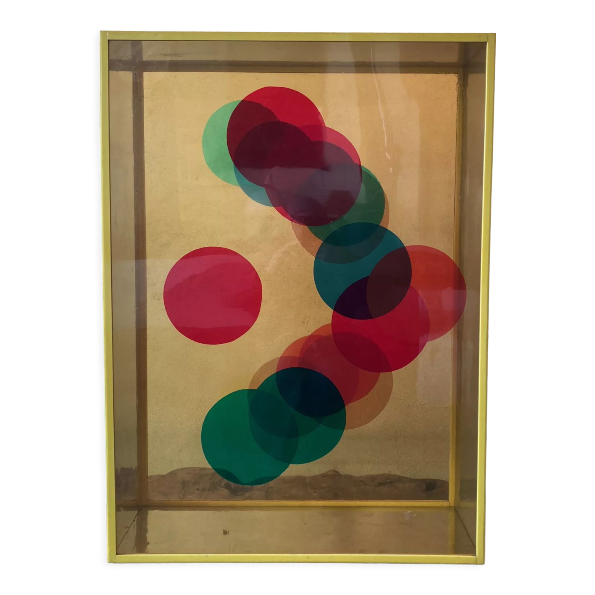 Boite sculpture double face en plexiglas, Eugenio Degani