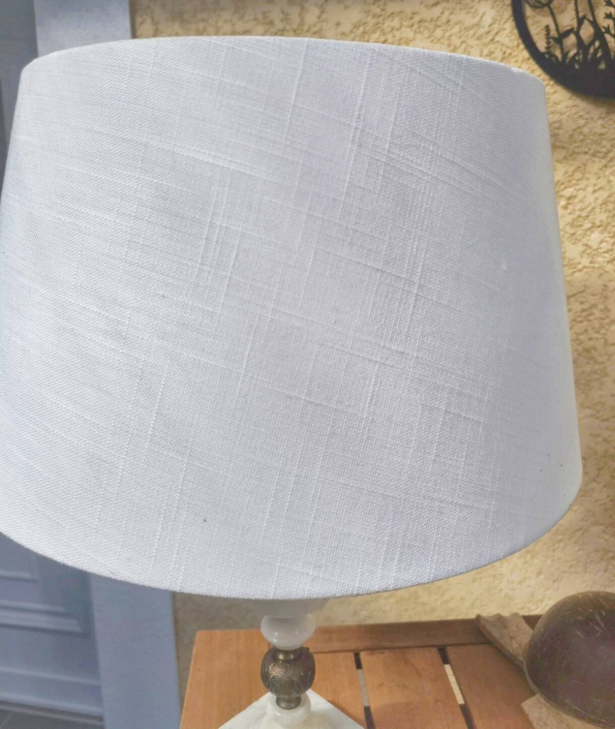 Lampe vintage en albâtre