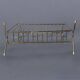 50s magazine rack in brass and scoubidou