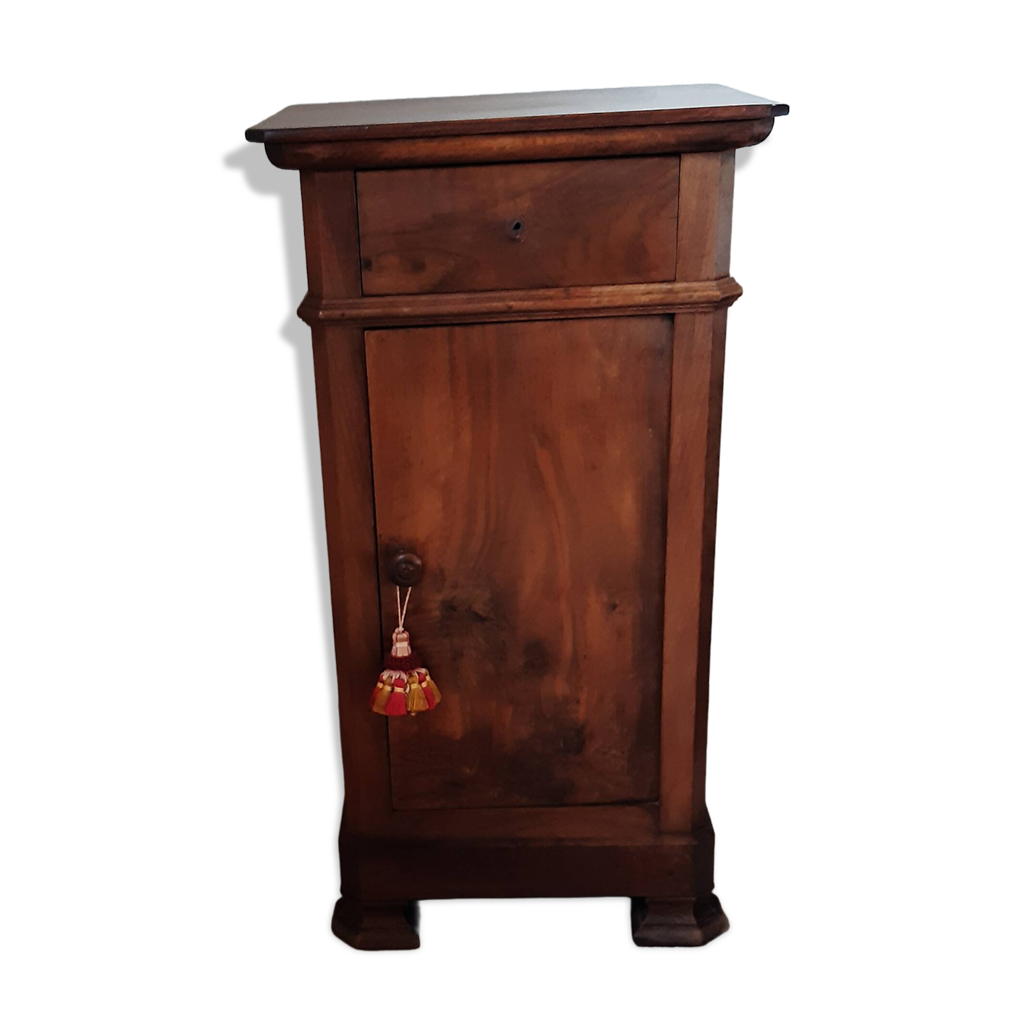 Vintage bedside table in Louis Philippe style