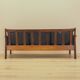 Rosewood sofa Gunnar Myrstrand for Källemo, black leather, 1960s