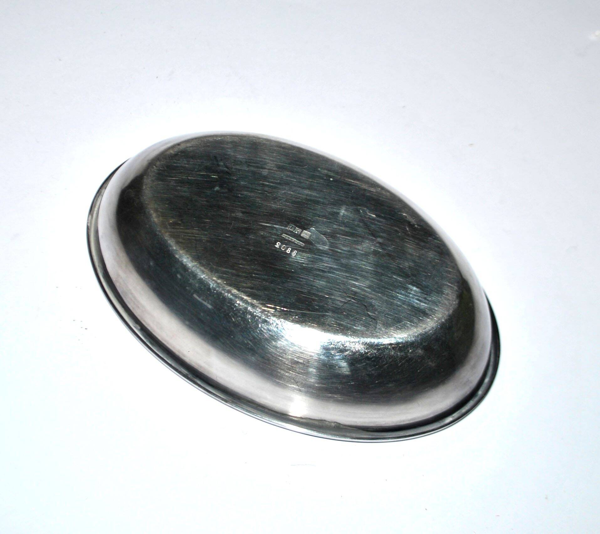 Halphen Christofle antique silver-plated metal bowl/serving dish/finger rinser