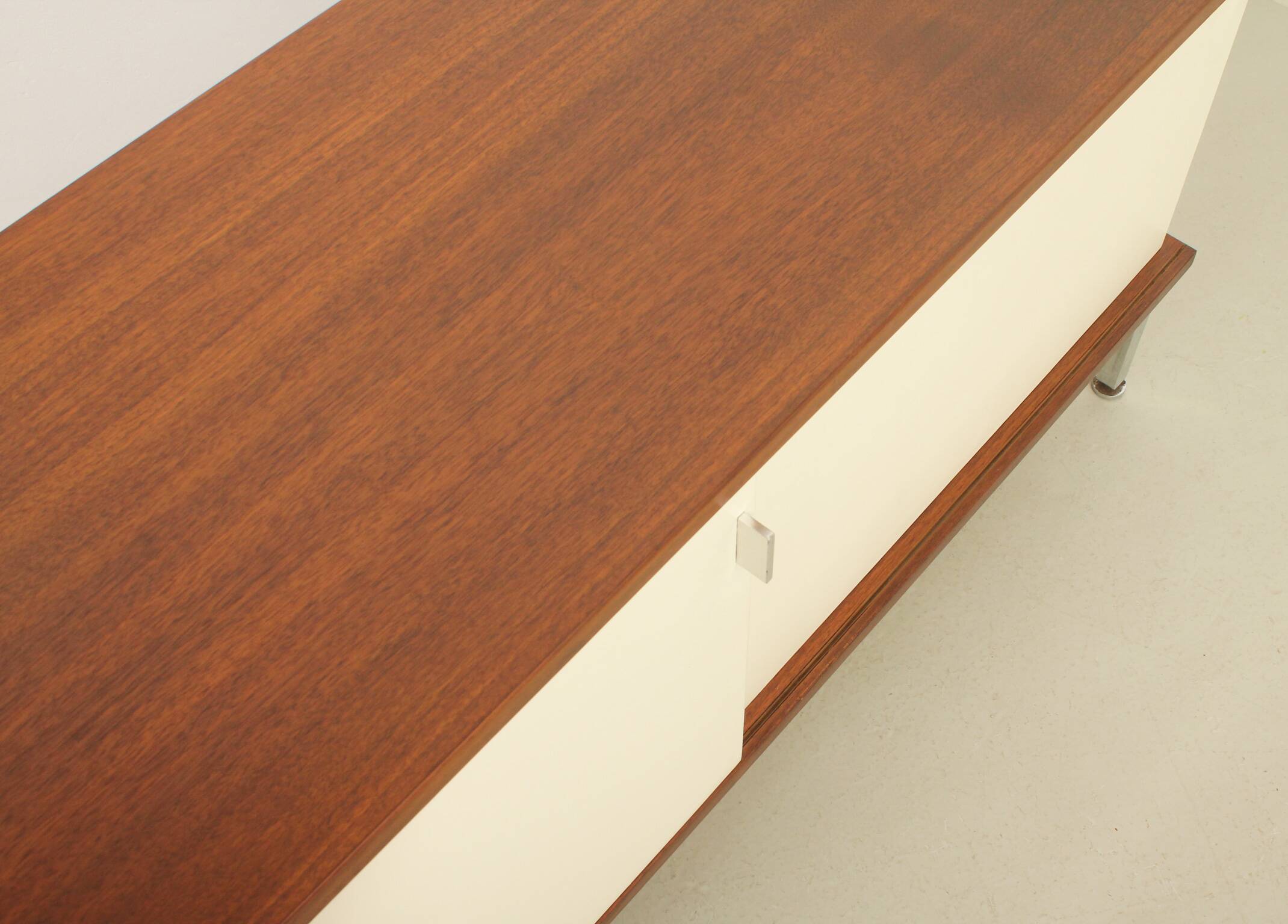 Sideboard of three sliding doors published by Airborne, France, 1960s.