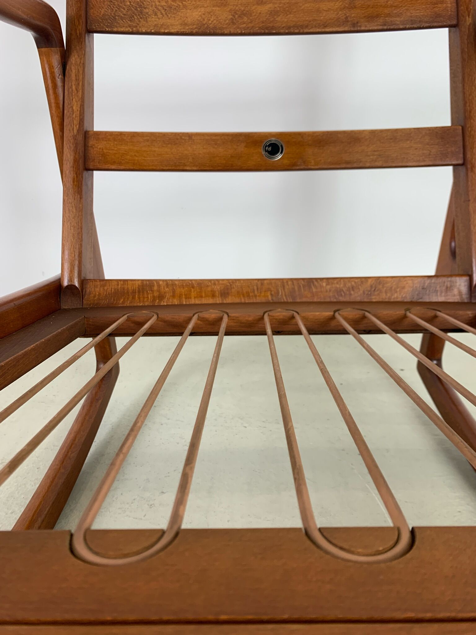 Rocking chair model 166 "senator" by Ole Wanscher for France and Daverkosen, Denmark, 1960s