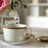 Large cup and saucer Haviland