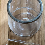 Champagne bucket or ice bucket and its plexiglass pliers 17.5 * 15 cm