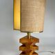 Sculptural Italian Briar Table Lamp, 1970s