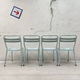 Set of four Tolix T2 chairs, circa 1950.