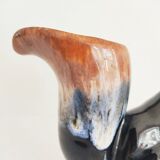Set of a fish vase and an Alpho squirrel vase