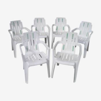 Suite of 6 Mambo chairs by Paulin for Stamp