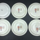 St Amand earthenware cheese plates, Fromages de France series