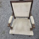 Paire de fauteuils style Louis XVI