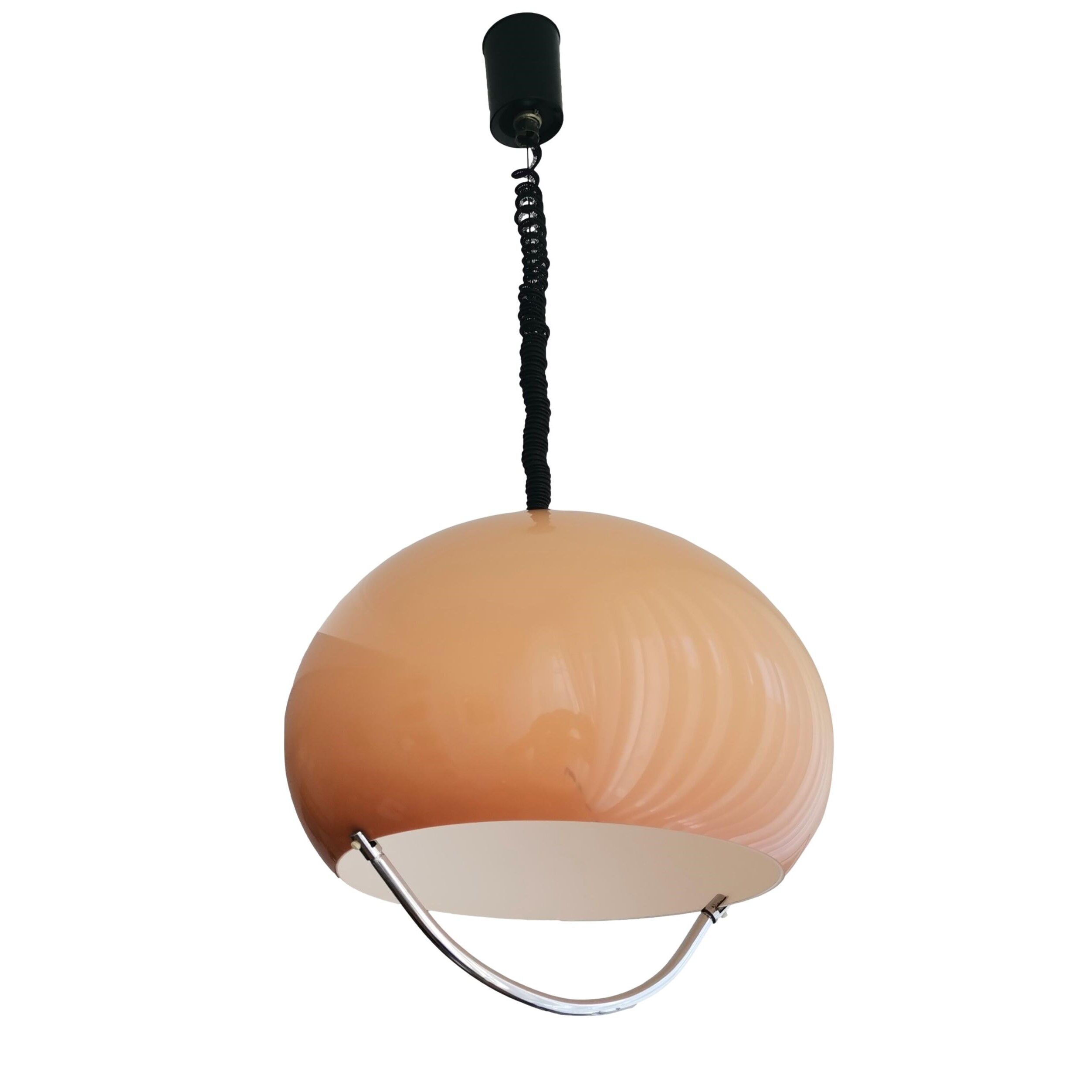 Italian 1970s Meblo pull down lamp by Massoni for Guzzini