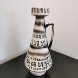 Vintage cone vase Ilkra geometric design