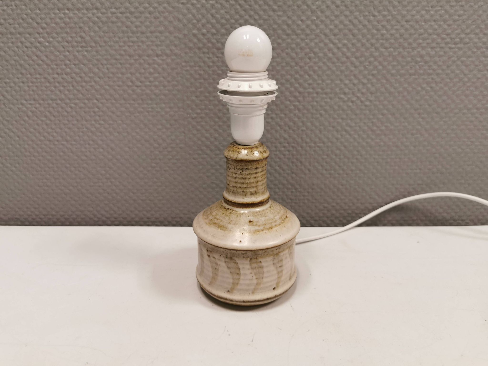 Lampe de table en céramique Søholm, conçue par Joseph Simon, années 1970