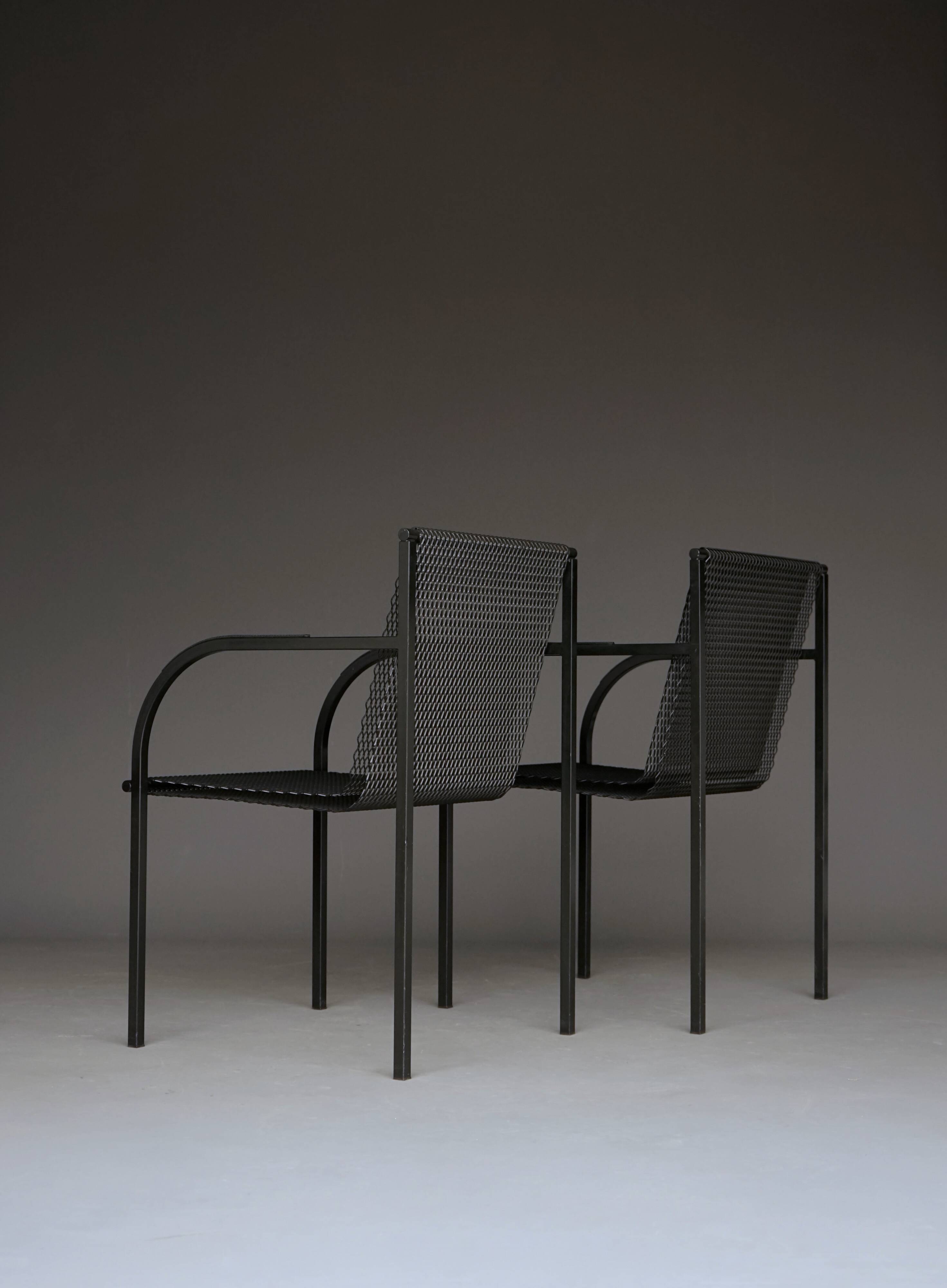 Model R401 Chairs by Shiro Kuramata for Pastoe. Set of 2