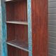 Very large old wooden bookcase