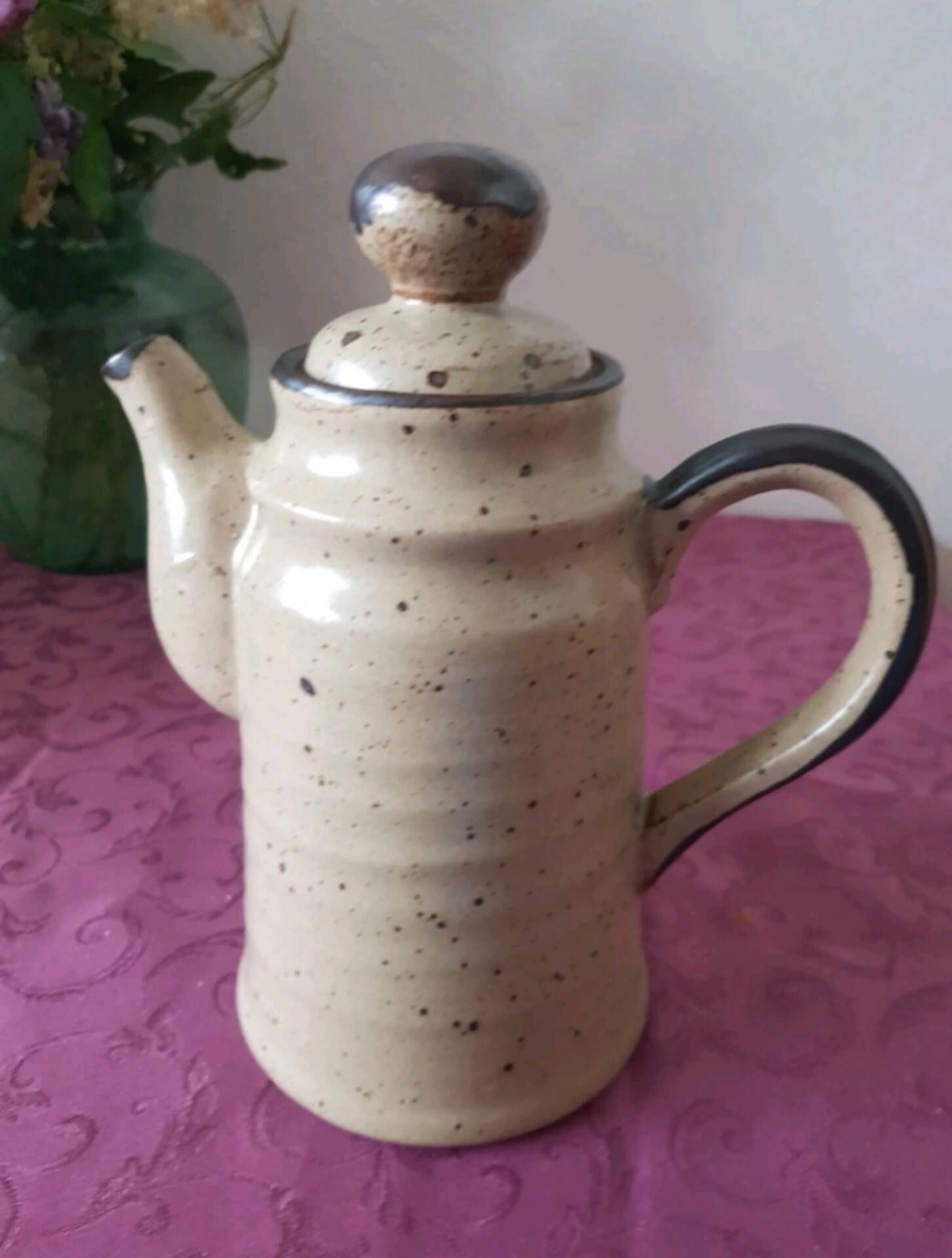 Teapot/coffee pot in Japanese stoneware