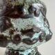 Vintage head cache-pot Strehla ceramics