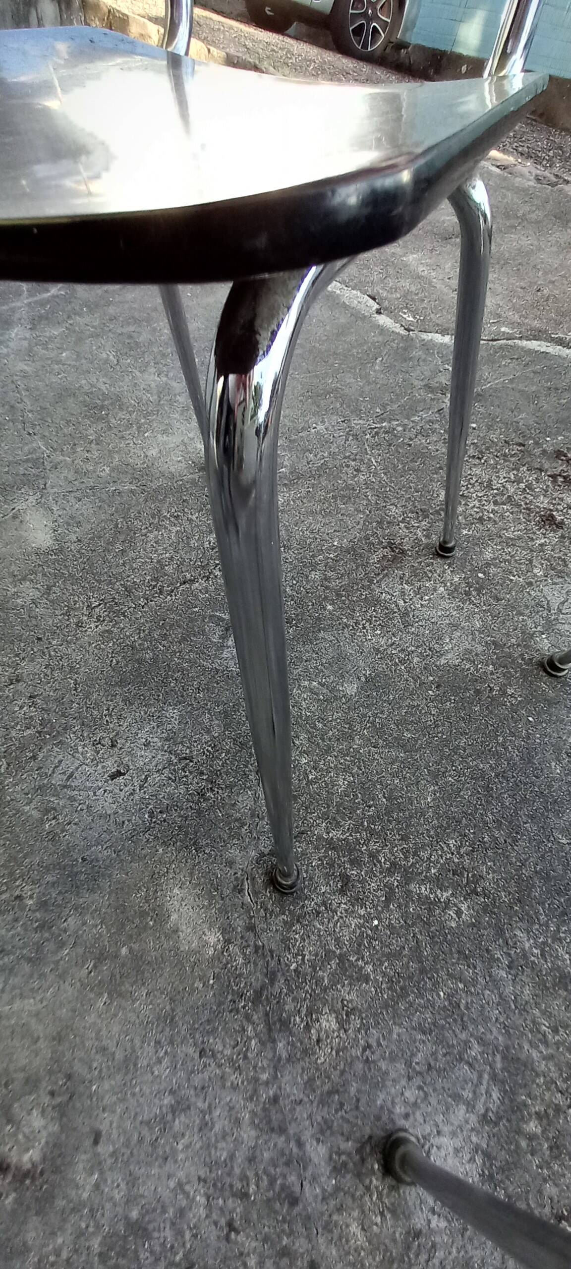 Pair of vintage 1960 Formica chairs – Space Age pattern
