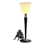 Large Mazda art deco table lamp