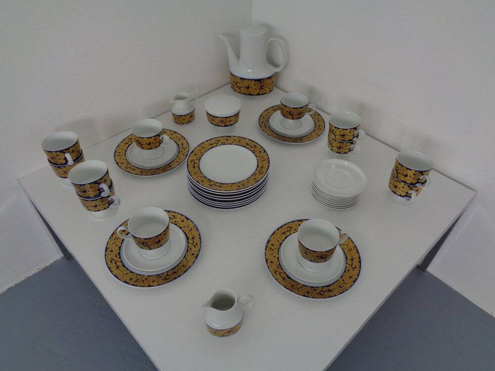 Coffee service for 12 people by Tapio Wirkkala for Rosenthal, 1960s, set of 42.