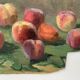 Oil on canvas gabrielle guillot by raffaillac still life with fruit