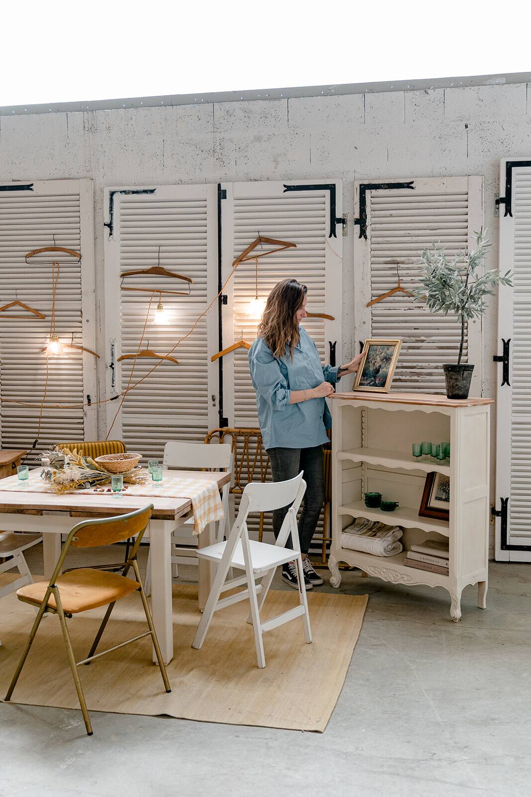 Bibus en bois Crème