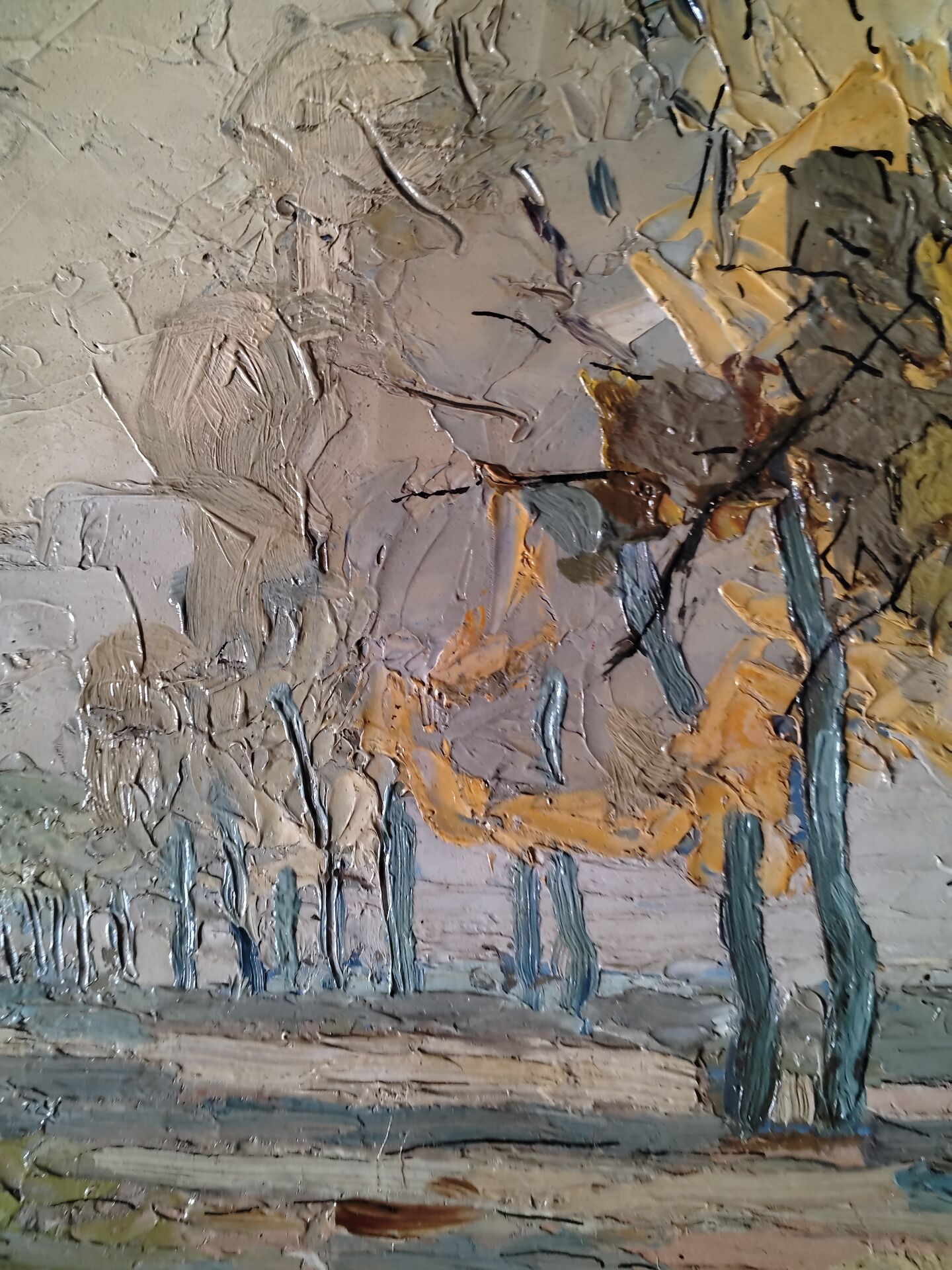 Double-sided oil by paulette genet (1890-1983) french school