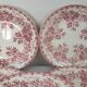 6 Sarreguemines earthenware plates